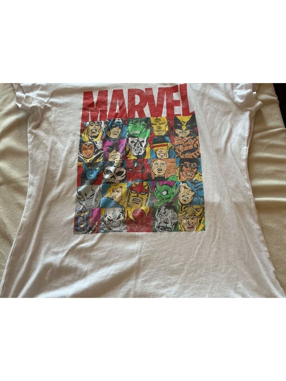 Marvel graphic T shirt white multicolor